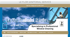 Desktop Screenshot of leflorjanitorial.com