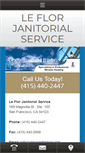 Mobile Screenshot of leflorjanitorial.com